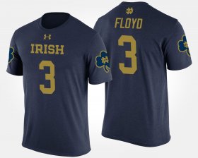 #3 Michael Floyd Name and Number Notre Dame Men's Navy T-Shirt 279054-528 #3 Michael Floyd Name and Number Notre Dame Men's Navy T-Shirt 279054-528
