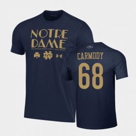 #68 Michael Carmody 2022 Shamrock Series Irish Men Navy T-Shirt 992318-390 #68 Michael Carmody 2022 Shamrock Series Irish Men Navy T-Shirt 992318-390